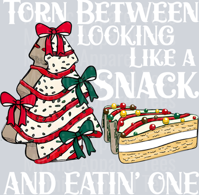 Funny Christmas Tree Cake Torn Between Looking Like a Snack Premium 3