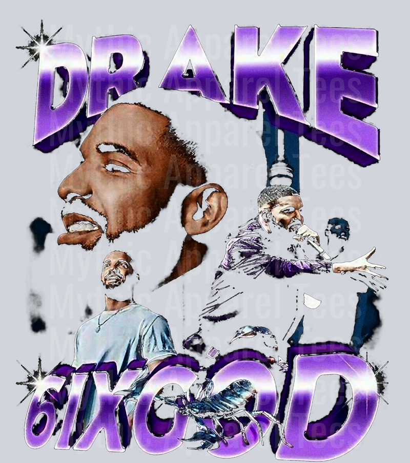 Drake HALFTONE Made For Black Shirt DTF Pop Culture Transfers