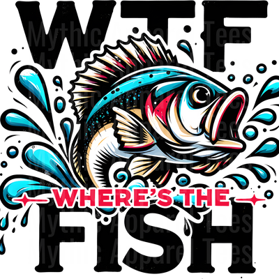 Fishing DTF Transfer