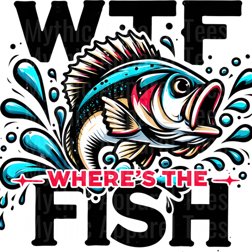 Fishing DTF Transfer