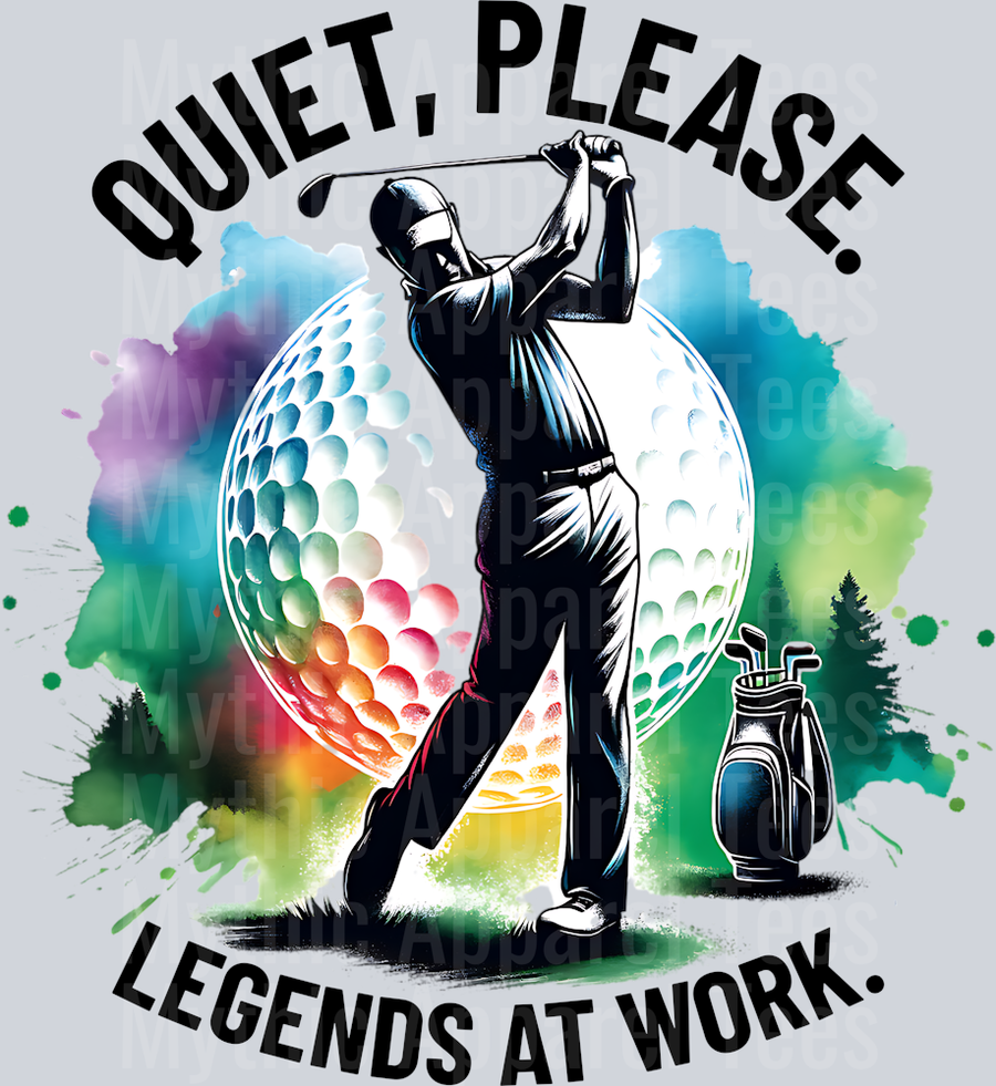 QUIETPLEASELEGENDSATWORKWATERCOLORGOLF
