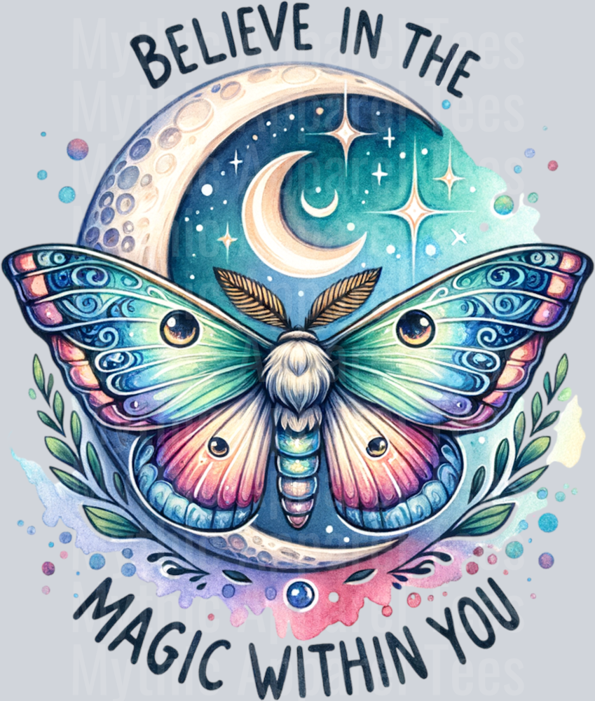 BELIEVE IN THE MAGIC WITHIN YOU WATERCOLOR PNG
