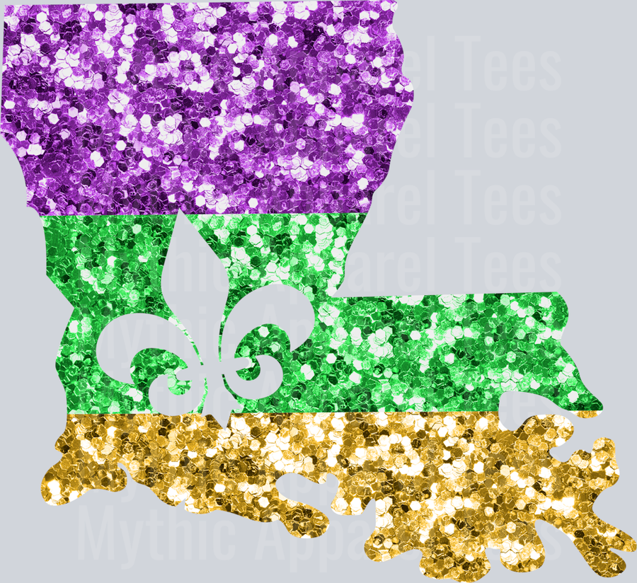 AZ735 Mardi Gras Rhinestone
