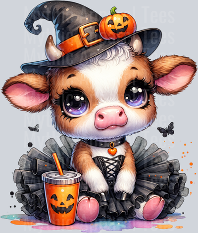 Spooky Highland Cow