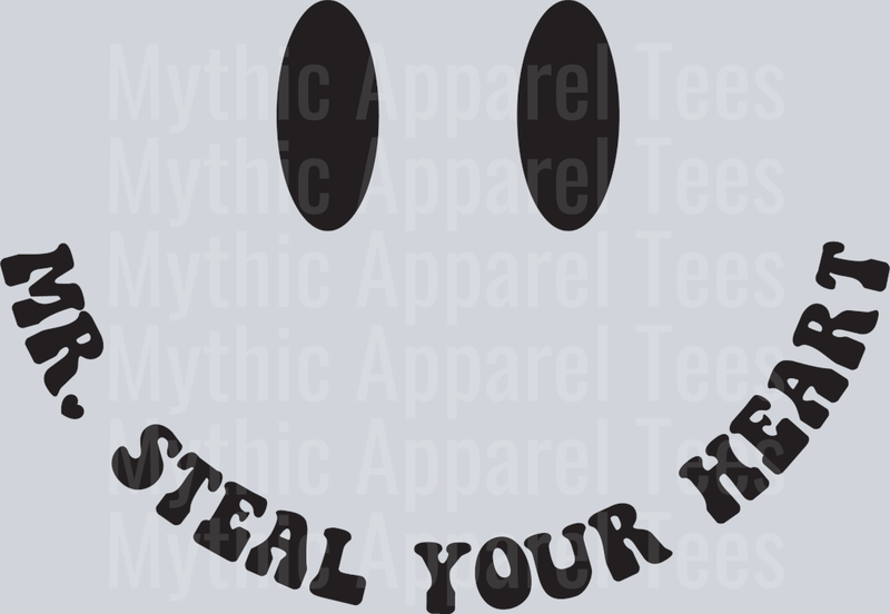 Mr Steal Your Heart DTF Valentines Day Transfers