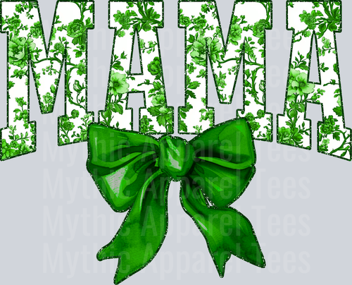Green Toile Mama