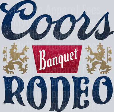 Coors Banquet Drinking Rodeo Western