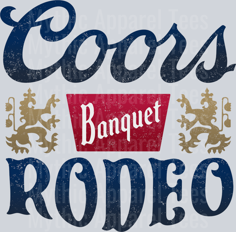 Coors Banquet Drinking Rodeo Western