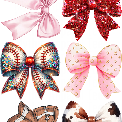 BOW LOVE GANG SHEET 10 FULL SIZE IMAGES