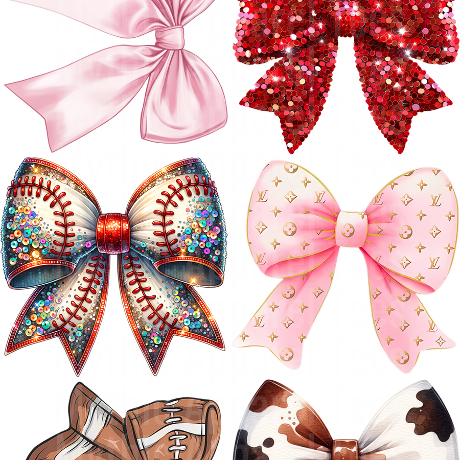 BOW LOVE GANG SHEET 10 FULL SIZE IMAGES