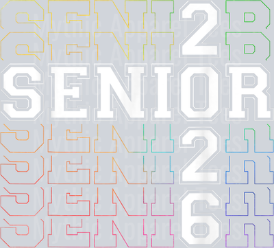Senior 2026 School College Class of 2026 Graduation Party T-Shirt