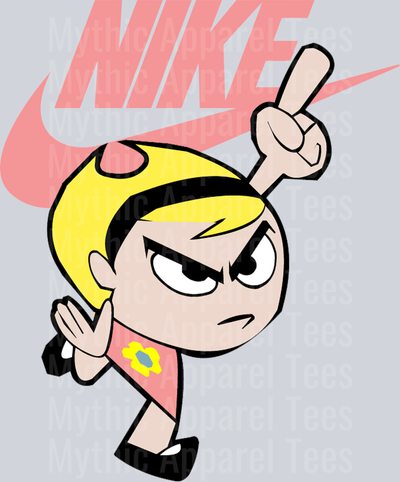 Courage the cowardly dog 2 JUST DO IT DTF Nike Transfers