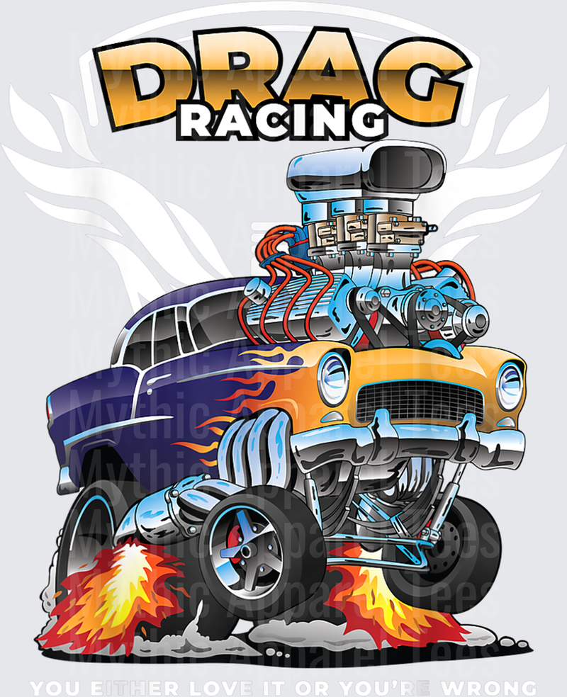 Funny Drag Racing Gift _ Race Drivers & Bracket Racing Fans T-Shirt (1)