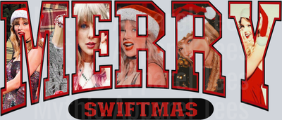 Merry swiftmas Taylor Swift DTF Christmas Transfers