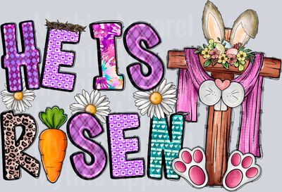 He is Risen Western Easter Religious