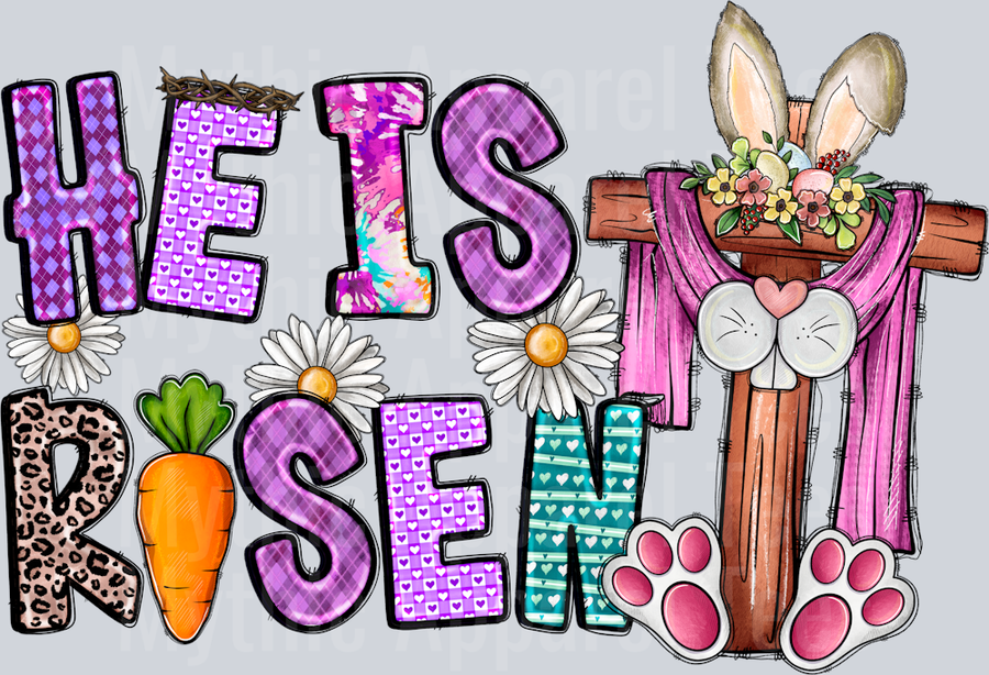 He is Risen Western Easter Religious