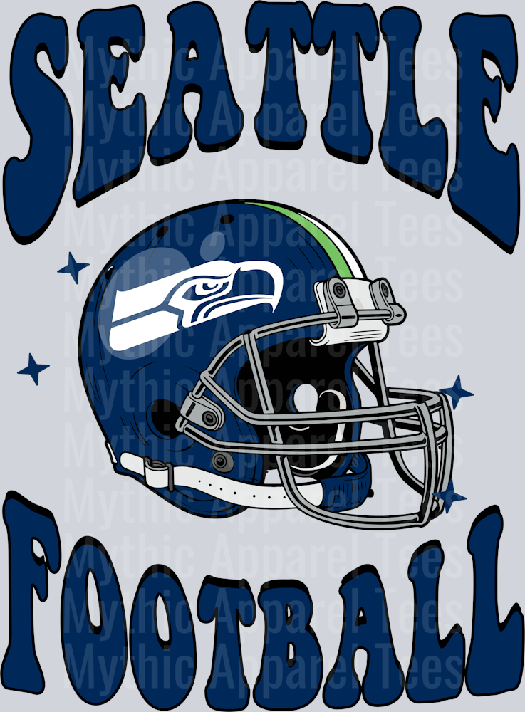 AZ1309 NFL FOOTBALL Seattle Seahawks football custom