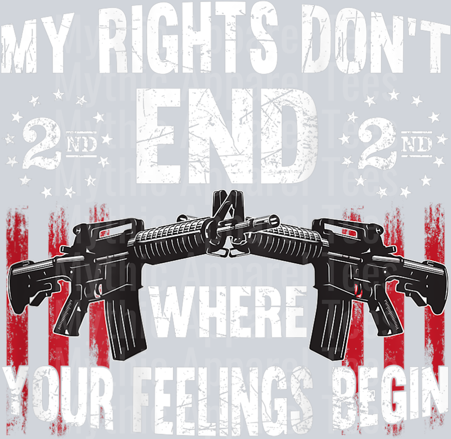 2nd Amendment Feelings America USA Patriotic Funny On Back T-Shirt (1) PRO 2nd