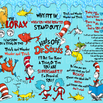 Dr Suess DTF Transfer