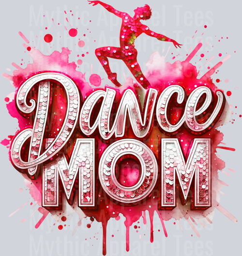 007 Dance Mom Male Dancer Red DTF Dance Mom Transfers