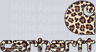 Carhartt Long Leopard DTF Carhartt Transfers