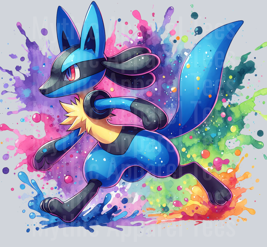 Lucario Color Splash Pokemon Pop Culture