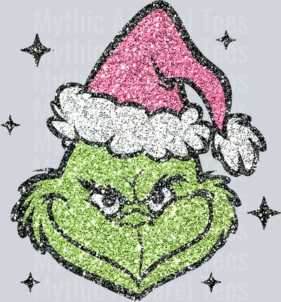 Retro Pink Grinc Christmas 1