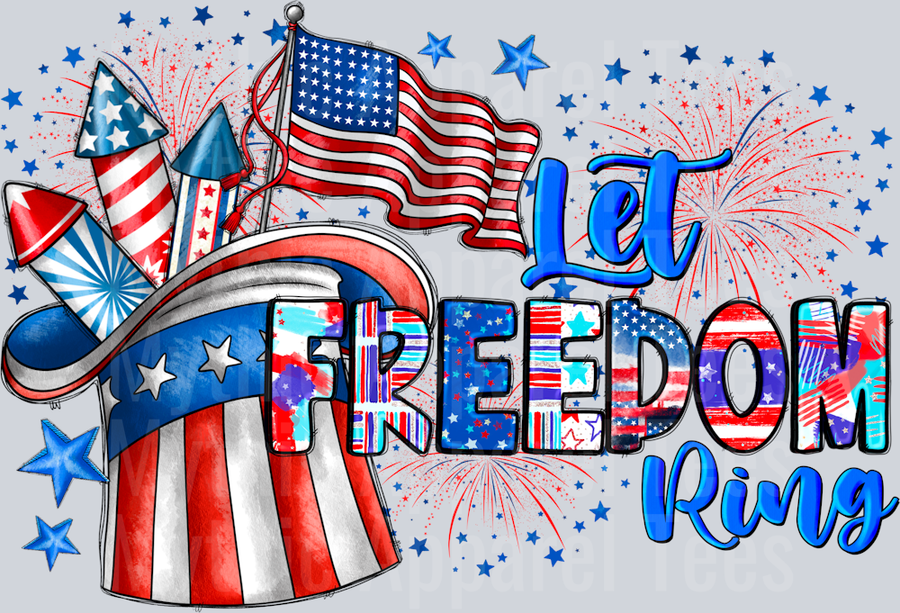 Let Freedom Ring 4th of July Fireworks Patriotic