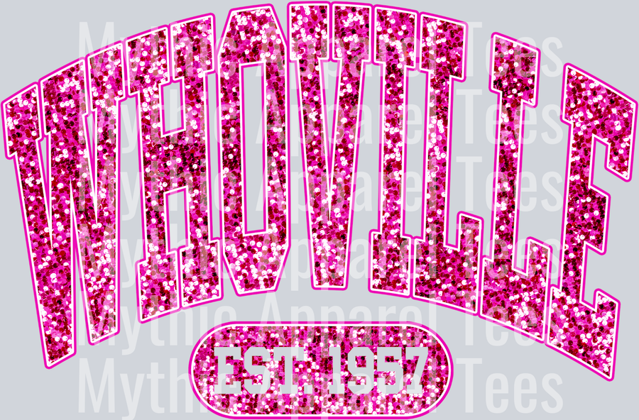 Whoville Rinestone style words