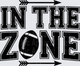 American Football In The Zone Bold Varsity Text with Arrows