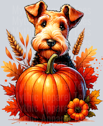 WELSH TERRIER DOG FALL