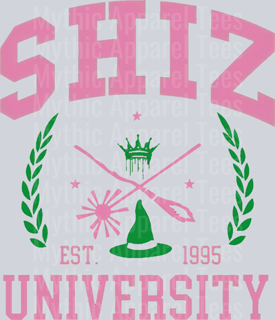 Shiz University Green and Pink DTF Wicked Transfers