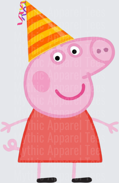 Peppa Pig Birthday Party Hat Celebration Happy Smile