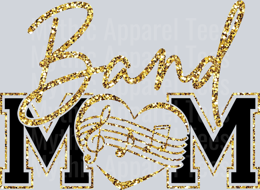 bandmomfrontgoldglitterandblack