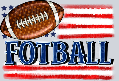 Football American Flag Patriotic