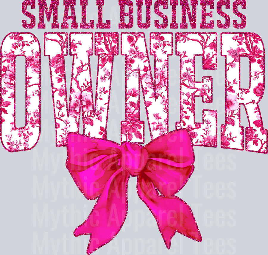 Pink Small Business Owner