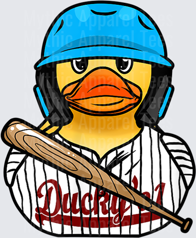 Jeep Ducks Rubber Duck Baseball Batter Helmet Pinstripe Jersey