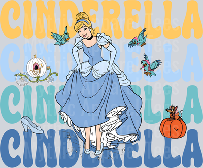 Cinderella Disney DTF Disney Transfers