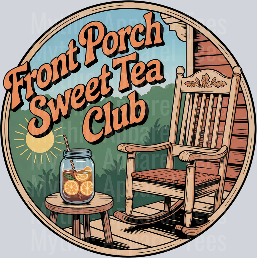 Front Porch Sweet Tea Club DTF Tea Transfers