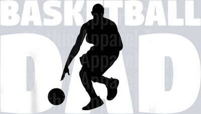 41 Basketball Dad T-Shirt Father Basketball Silhouette Gift Tee