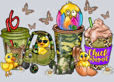 Chick Magnet Coffee Easter Camo