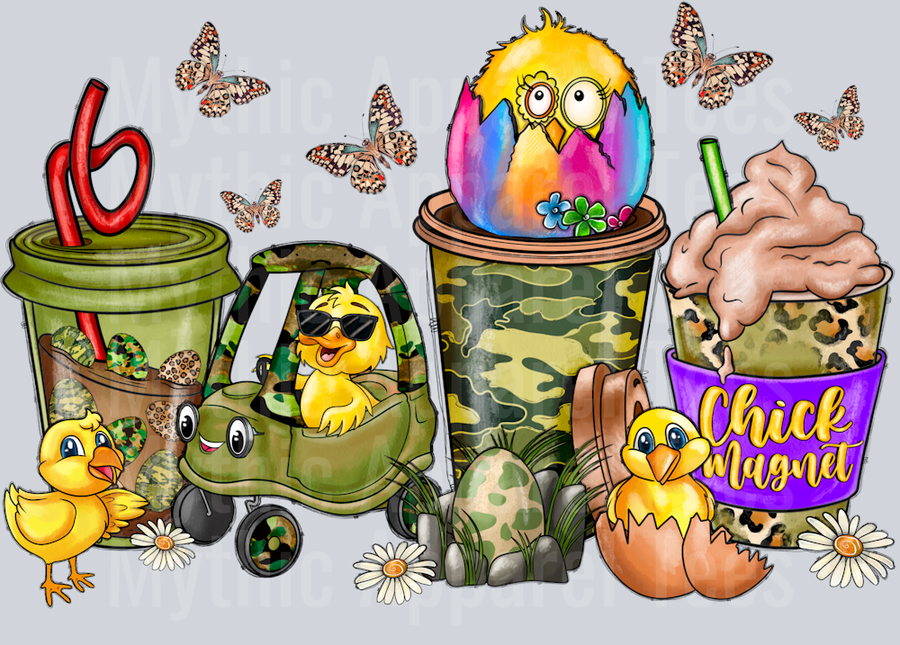 Chick Magnet Coffee Easter Camo