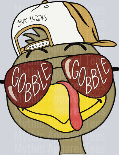 Gobble Gobble Turkey DTF Thanksgiving Transfers