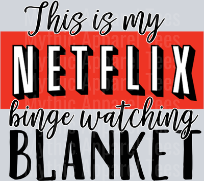 Netflix Watching Blanket Plain