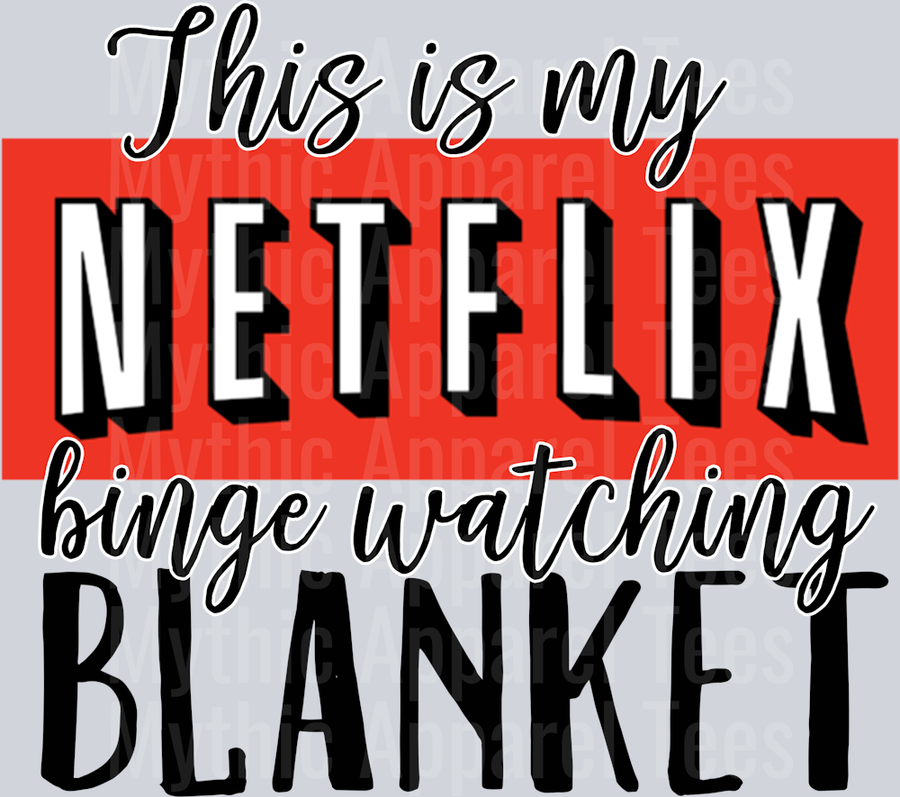 Netflix Watching Blanket Plain