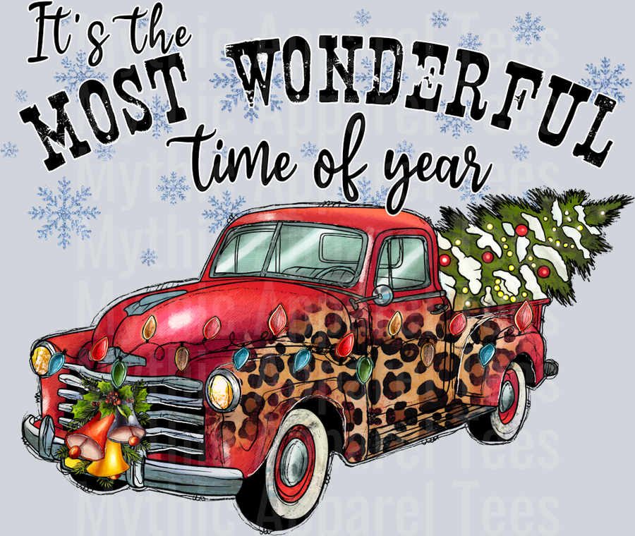 It's The Most Wonderful Time Of The Year DTF Christmas Transfers