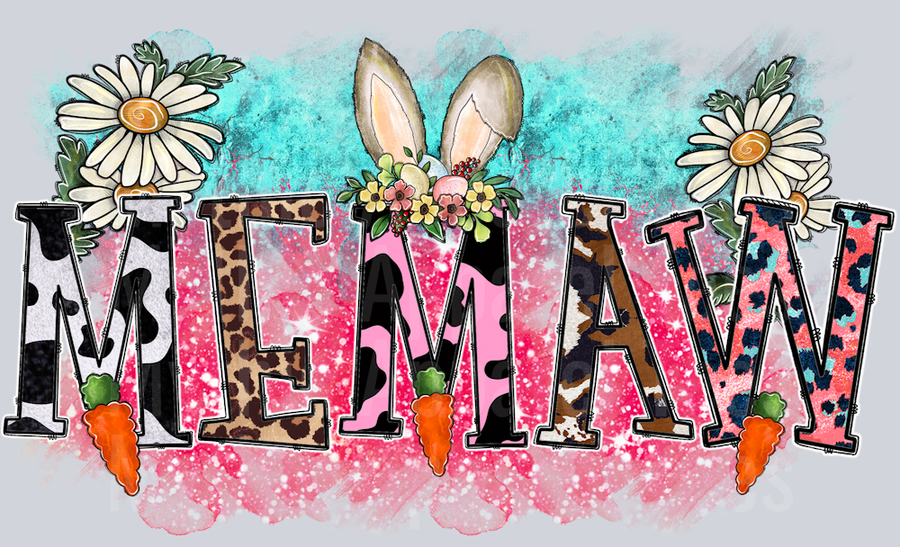Easter Memaw Bunny Ears