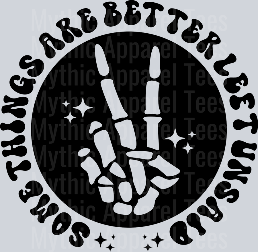 Some Things Are Better Left Unsaid Pocket Pocket Funny Wavy Retro Words Black