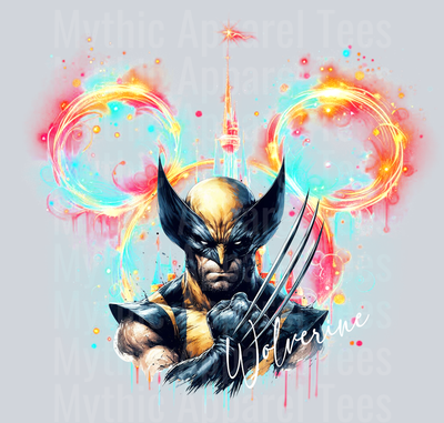 Wolverine Disney Castle Marvel Superhero