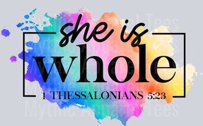 She is whole DTF Religious Transfers